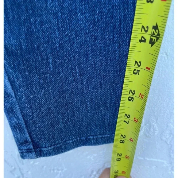 SPANX Womens Pull On High Rise Elastic Waist Skinny Leggings Jeans Blue Sz M - Picture 10 of 13